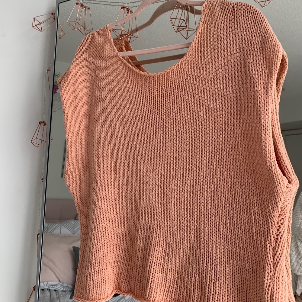 Paper bag knit top from Urban Outfitters